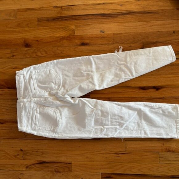 abercrombie & fitch high rise white jeans size 27 - Picture 3 of 4